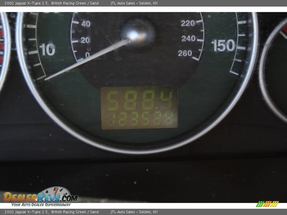 2002 Jaguar X-Type 2.5 British Racing Green / Sand Photo #13