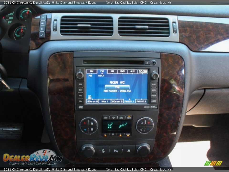 2011 GMC Yukon XL Denali AWD White Diamond Tintcoat / Ebony Photo #25
