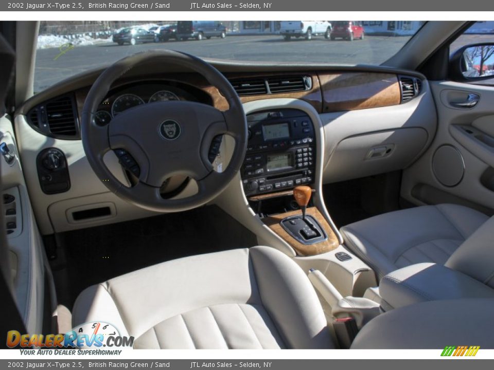 2002 Jaguar X-Type 2.5 British Racing Green / Sand Photo #14