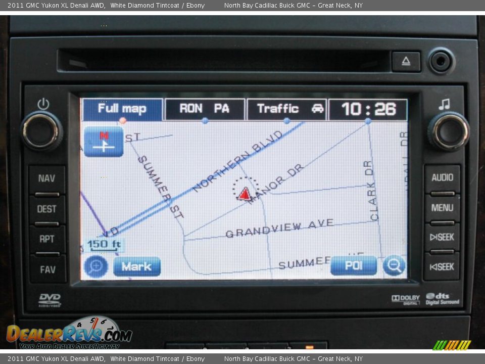 2011 GMC Yukon XL Denali AWD White Diamond Tintcoat / Ebony Photo #27