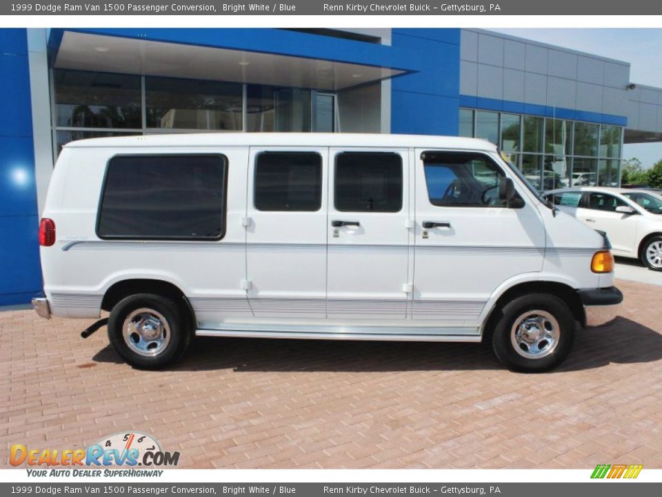Bright White 1999 Dodge Ram Van 1500 Passenger Conversion Photo #3