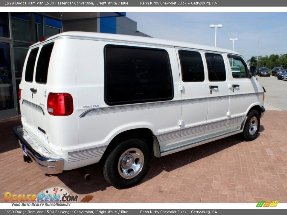 Bright White 1999 Dodge Ram Van 1500 Passenger Conversion Photo #11
