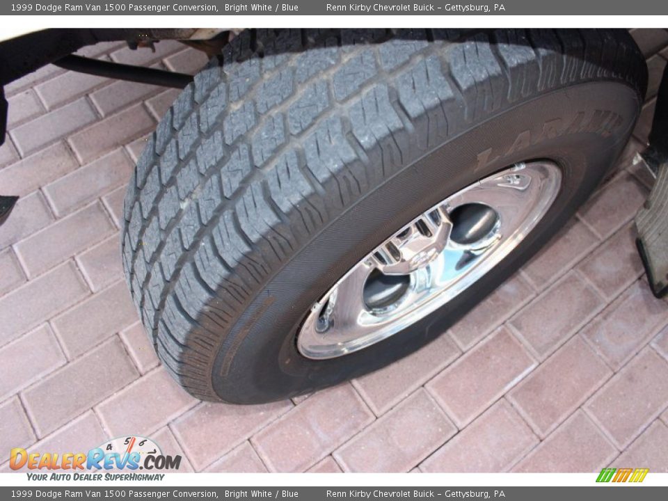 1999 Dodge Ram Van 1500 Passenger Conversion Bright White / Blue Photo #18