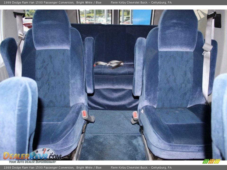 Rear Seat of 1999 Dodge Ram Van 1500 Passenger Conversion Photo #20