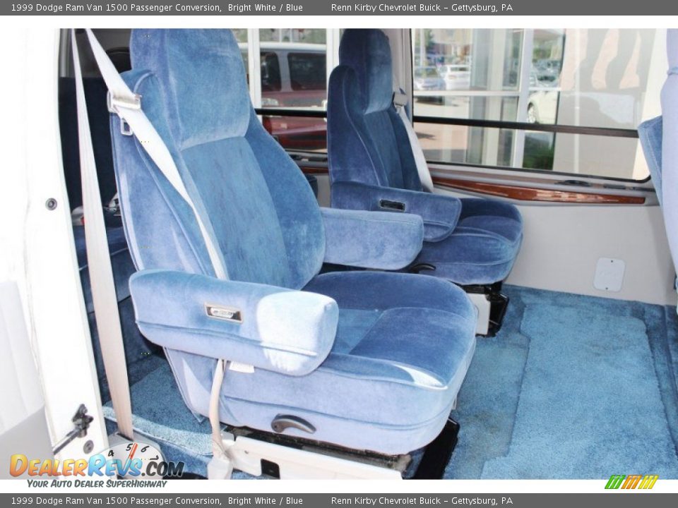 Rear Seat of 1999 Dodge Ram Van 1500 Passenger Conversion Photo #21