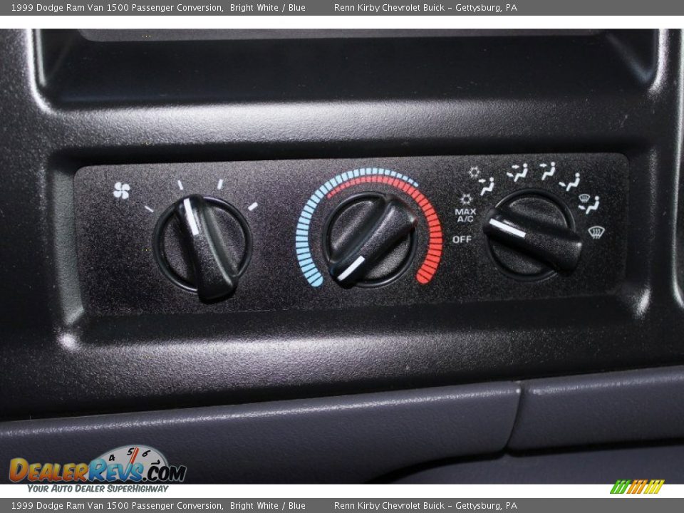 Controls of 1999 Dodge Ram Van 1500 Passenger Conversion Photo #25