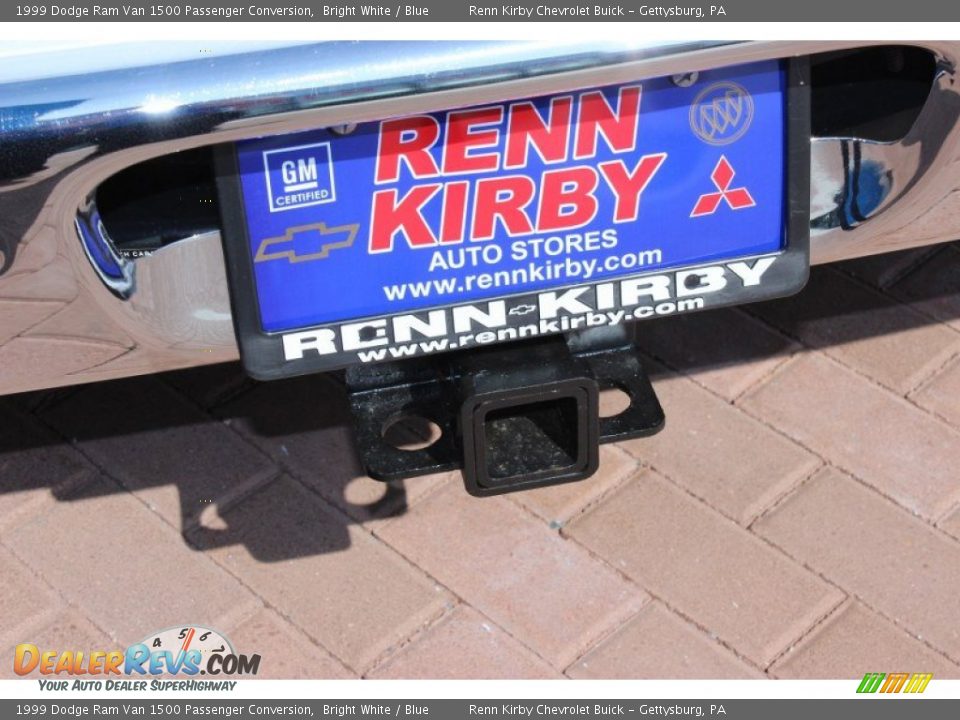 1999 Dodge Ram Van 1500 Passenger Conversion Bright White / Blue Photo #28