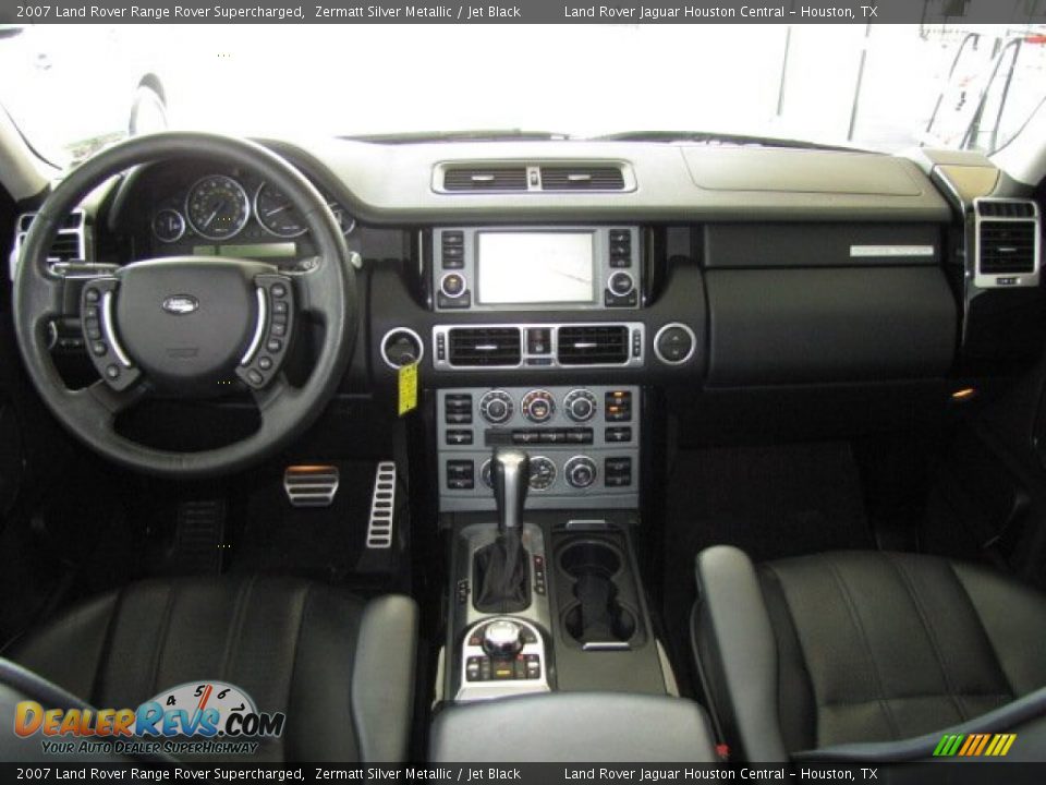 2007 Land Rover Range Rover Supercharged Zermatt Silver Metallic / Jet Black Photo #3