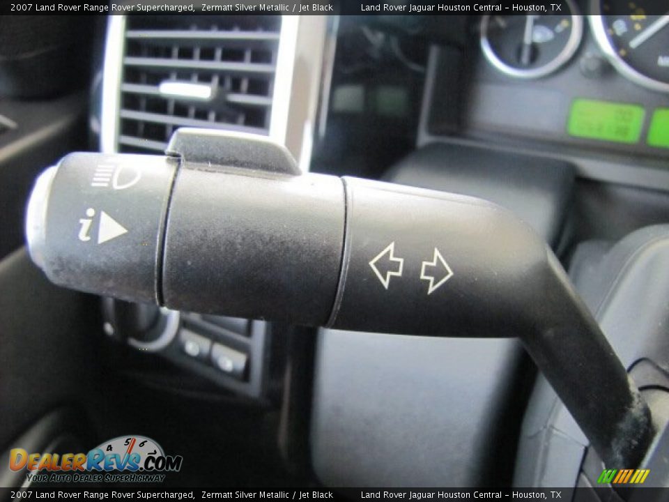 2007 Land Rover Range Rover Supercharged Zermatt Silver Metallic / Jet Black Photo #19