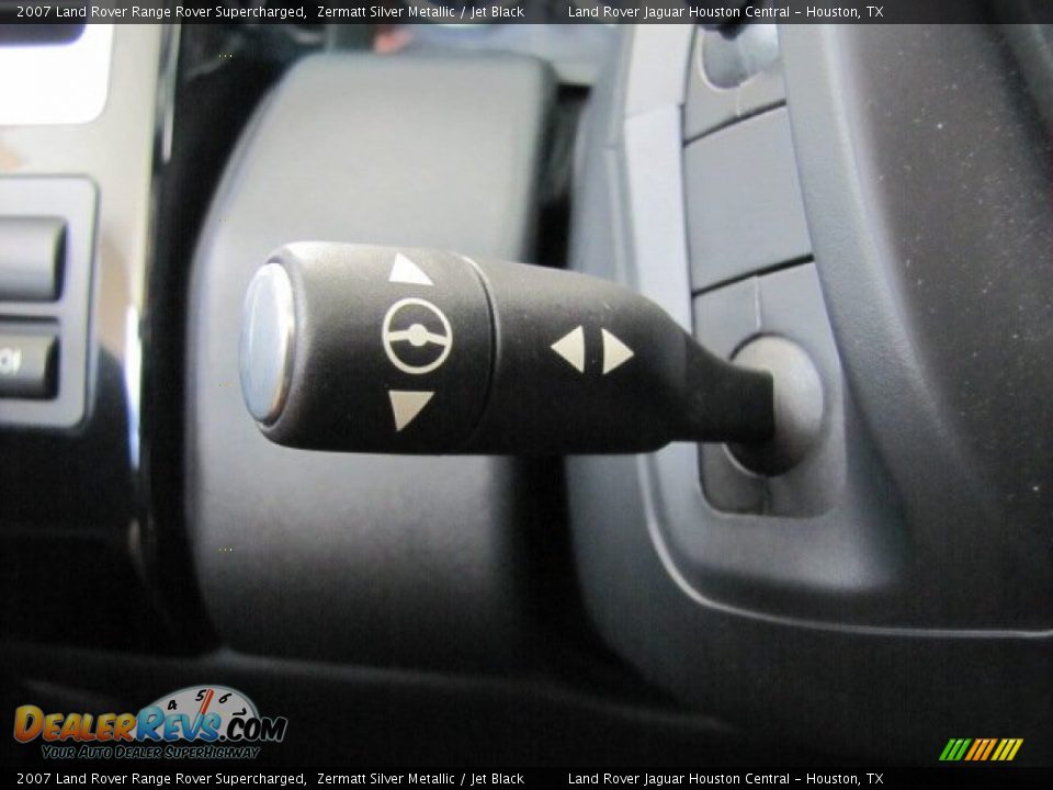 2007 Land Rover Range Rover Supercharged Zermatt Silver Metallic / Jet Black Photo #20