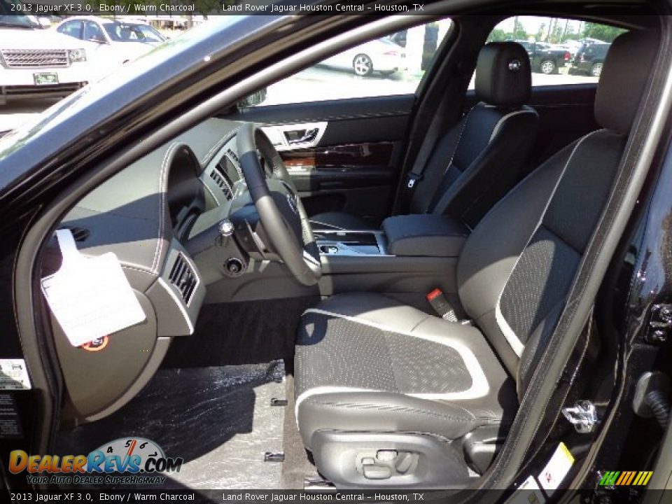 2013 Jaguar XF 3.0 Ebony / Warm Charcoal Photo #2