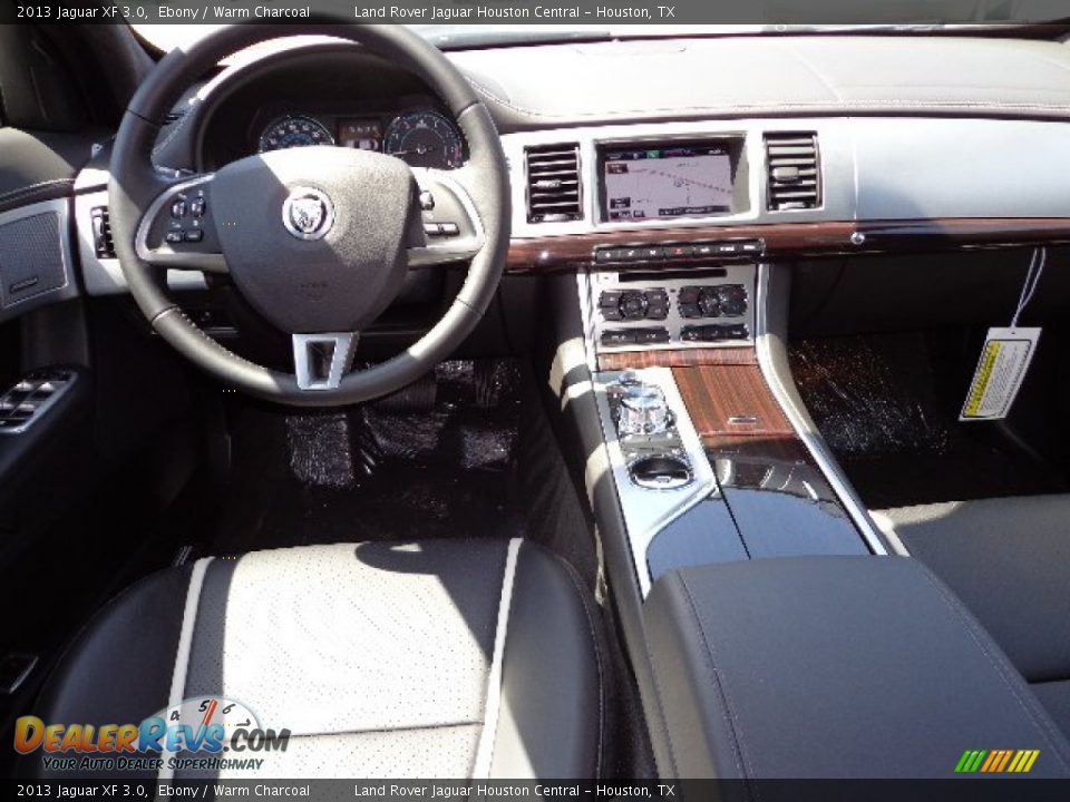2013 Jaguar XF 3.0 Ebony / Warm Charcoal Photo #3