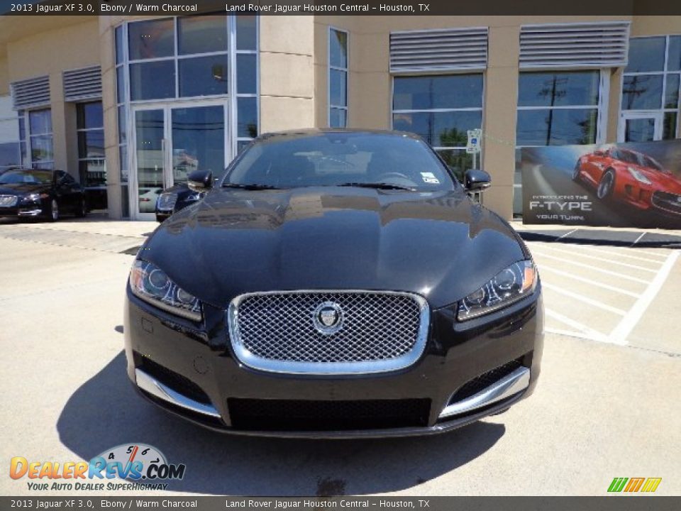 2013 Jaguar XF 3.0 Ebony / Warm Charcoal Photo #6