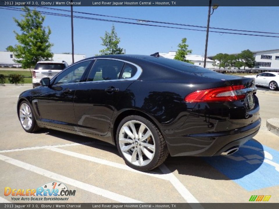 2013 Jaguar XF 3.0 Ebony / Warm Charcoal Photo #8