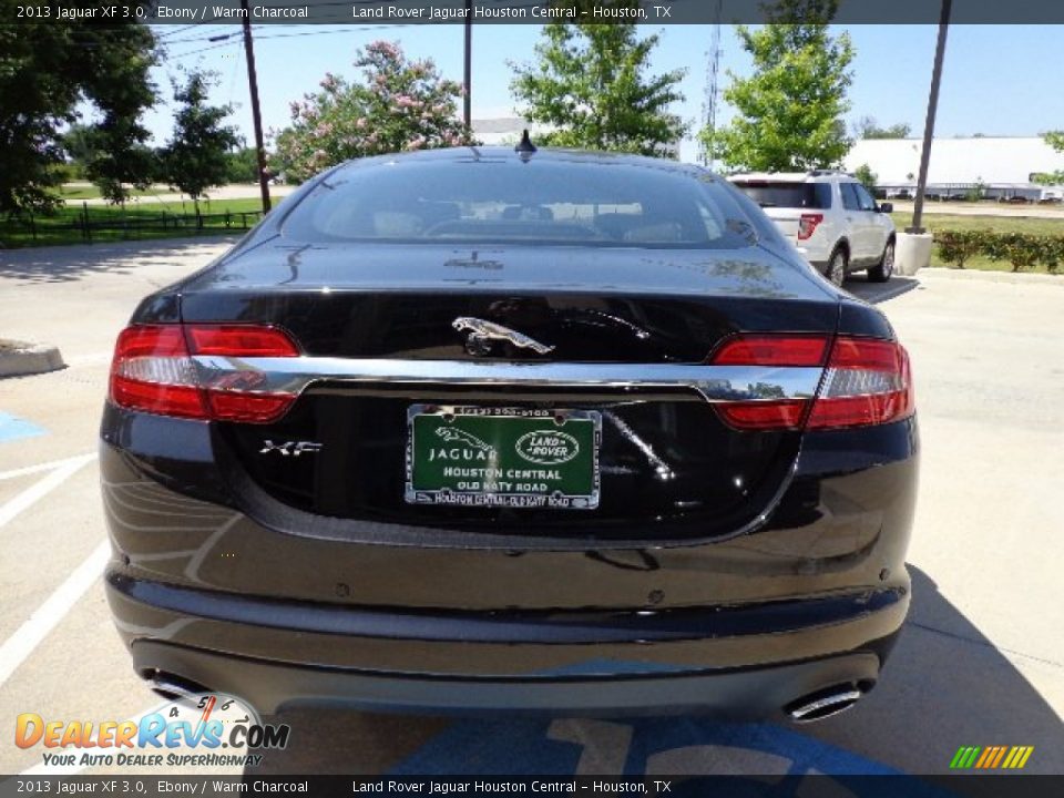 2013 Jaguar XF 3.0 Ebony / Warm Charcoal Photo #9