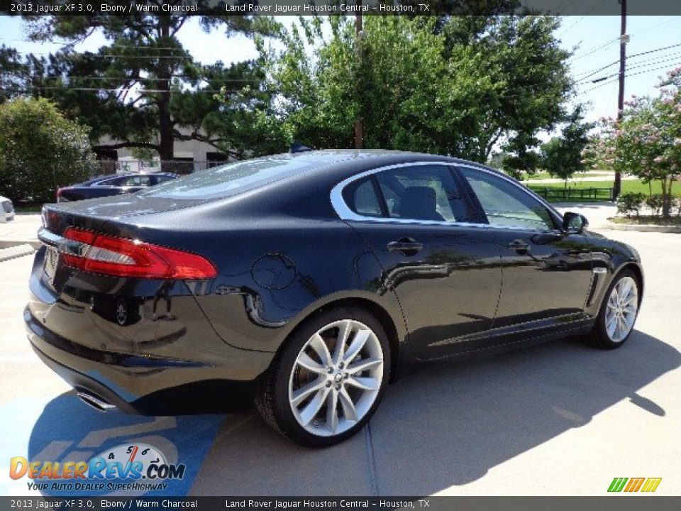 2013 Jaguar XF 3.0 Ebony / Warm Charcoal Photo #10