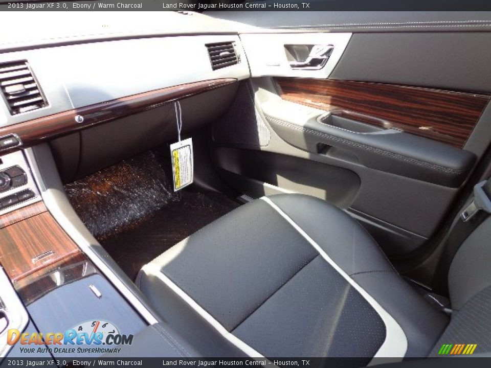 2013 Jaguar XF 3.0 Ebony / Warm Charcoal Photo #13