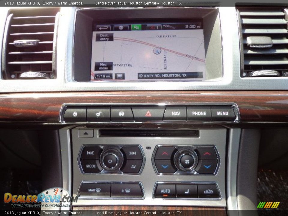 2013 Jaguar XF 3.0 Ebony / Warm Charcoal Photo #14