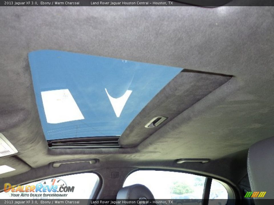 2013 Jaguar XF 3.0 Ebony / Warm Charcoal Photo #15