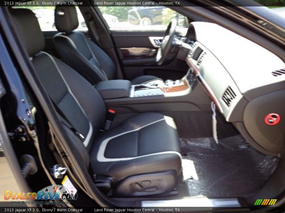 2013 Jaguar XF 3.0 Ebony / Warm Charcoal Photo #17