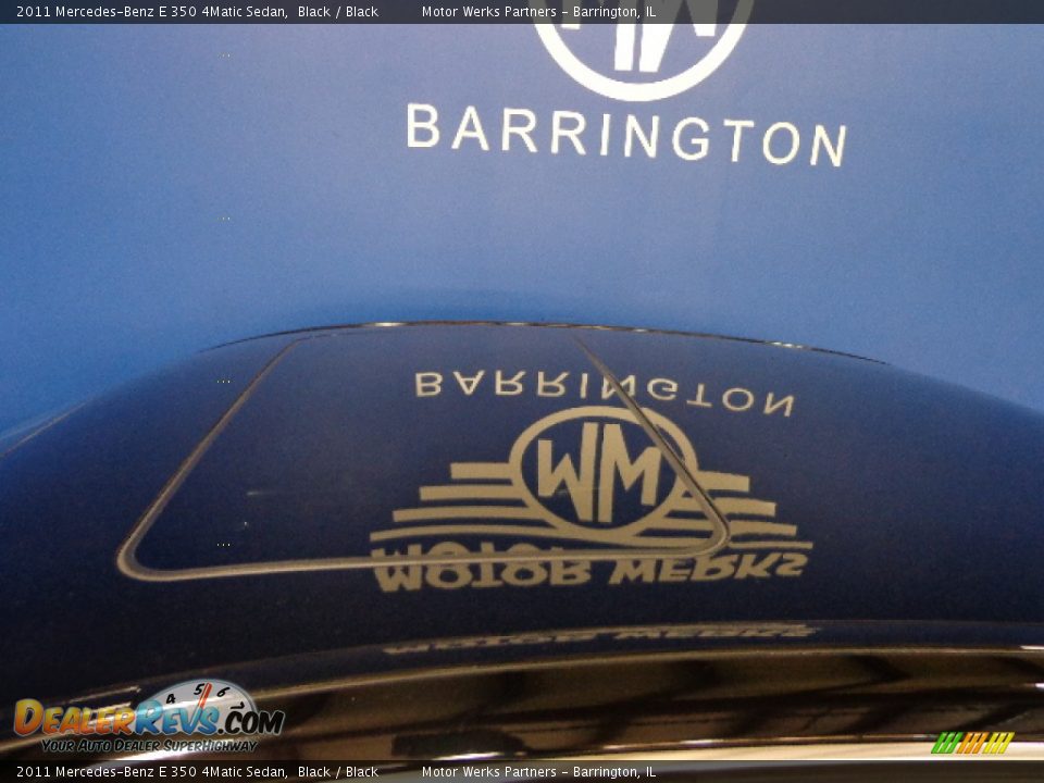 2011 Mercedes-Benz E 350 4Matic Sedan Black / Black Photo #13