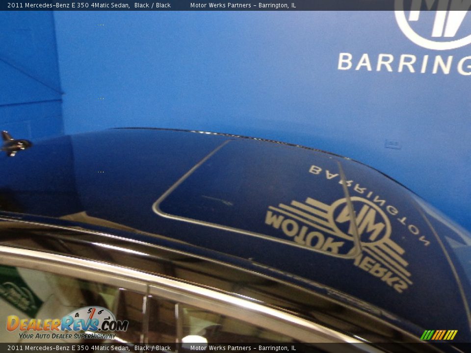 2011 Mercedes-Benz E 350 4Matic Sedan Black / Black Photo #18