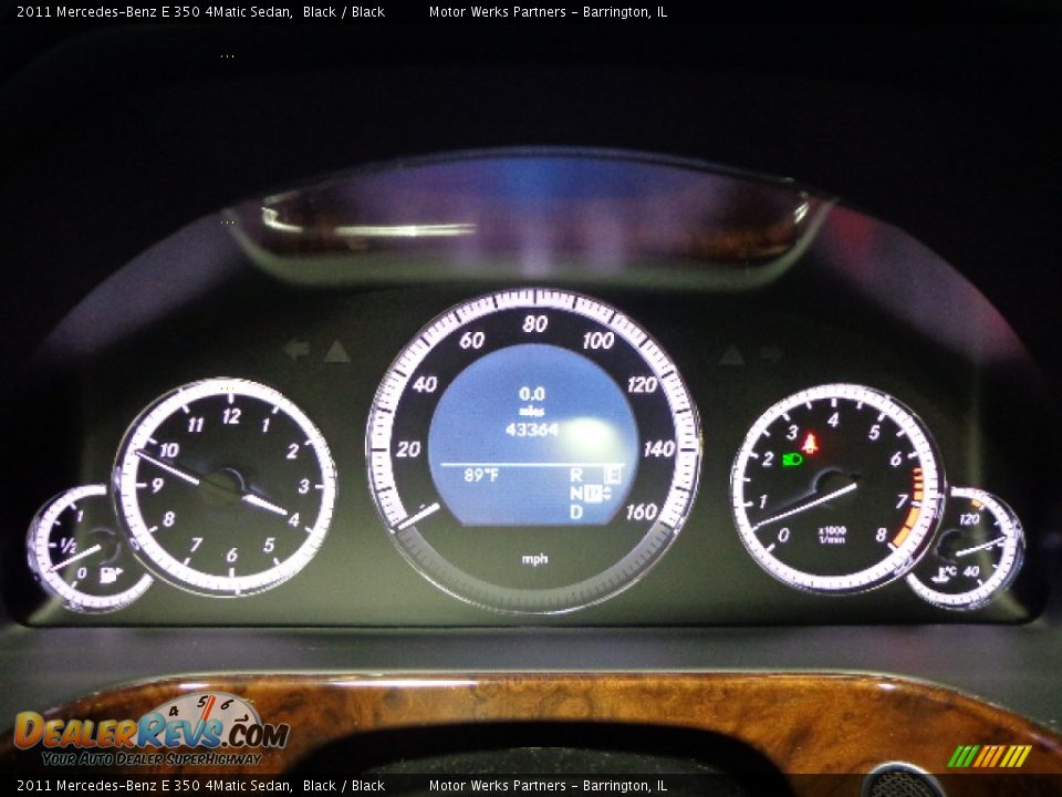 2011 Mercedes-Benz E 350 4Matic Sedan Black / Black Photo #21