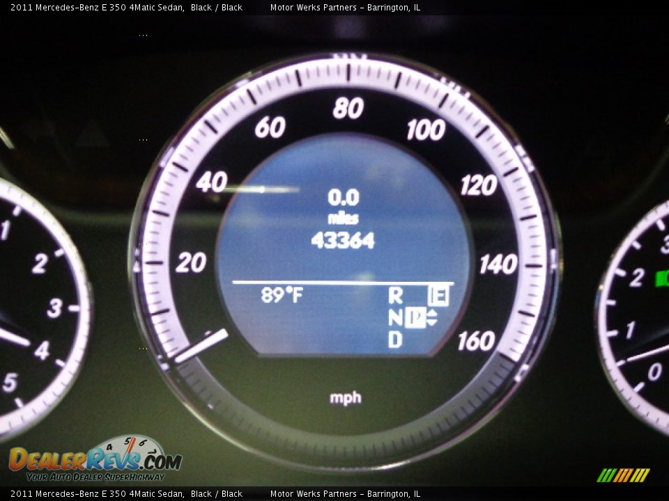 2011 Mercedes-Benz E 350 4Matic Sedan Black / Black Photo #22
