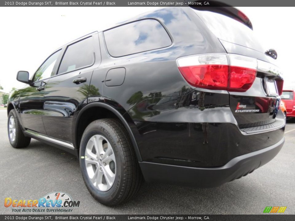 2013 Dodge Durango SXT Brilliant Black Crystal Pearl / Black Photo #2