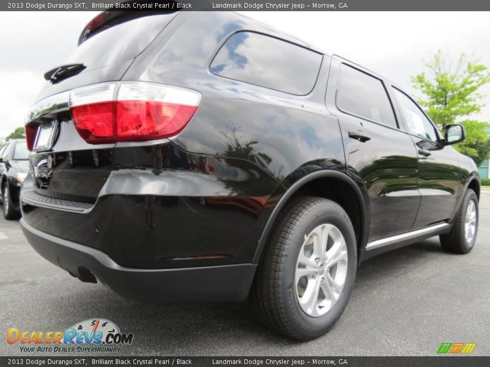 2013 Dodge Durango SXT Brilliant Black Crystal Pearl / Black Photo #3