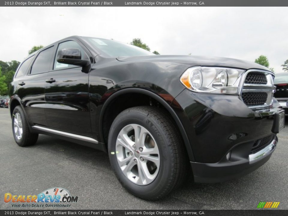 2013 Dodge Durango SXT Brilliant Black Crystal Pearl / Black Photo #4