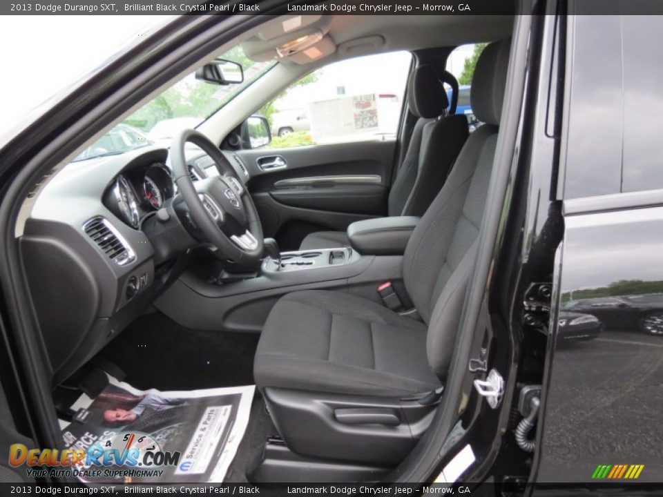 2013 Dodge Durango SXT Brilliant Black Crystal Pearl / Black Photo #6
