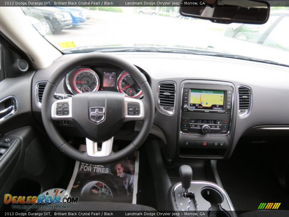 2013 Dodge Durango SXT Brilliant Black Crystal Pearl / Black Photo #8