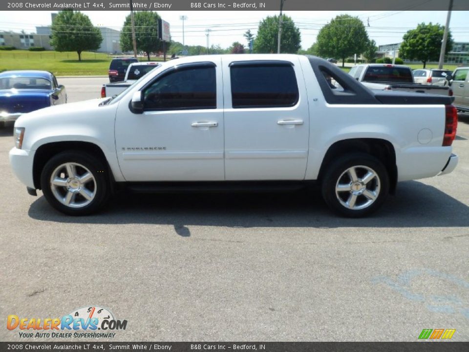 2008 Chevrolet Avalanche LT 4x4 Summit White / Ebony Photo #1
