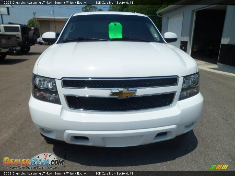 2008 Chevrolet Avalanche LT 4x4 Summit White / Ebony Photo #3
