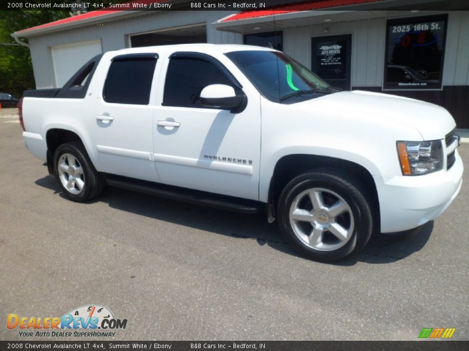 2008 Chevrolet Avalanche LT 4x4 Summit White / Ebony Photo #7