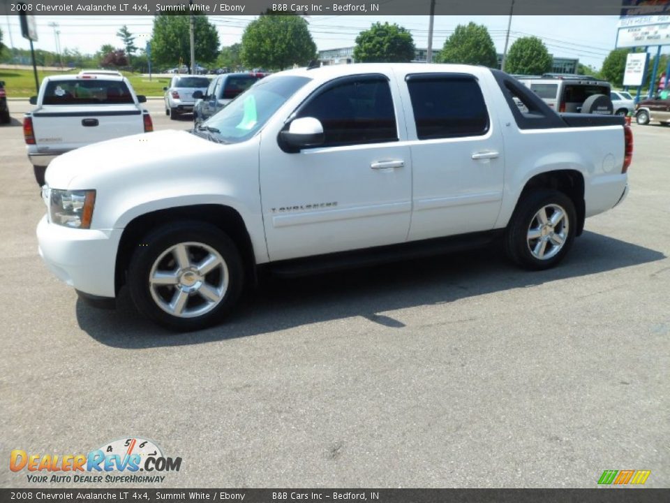 2008 Chevrolet Avalanche LT 4x4 Summit White / Ebony Photo #8