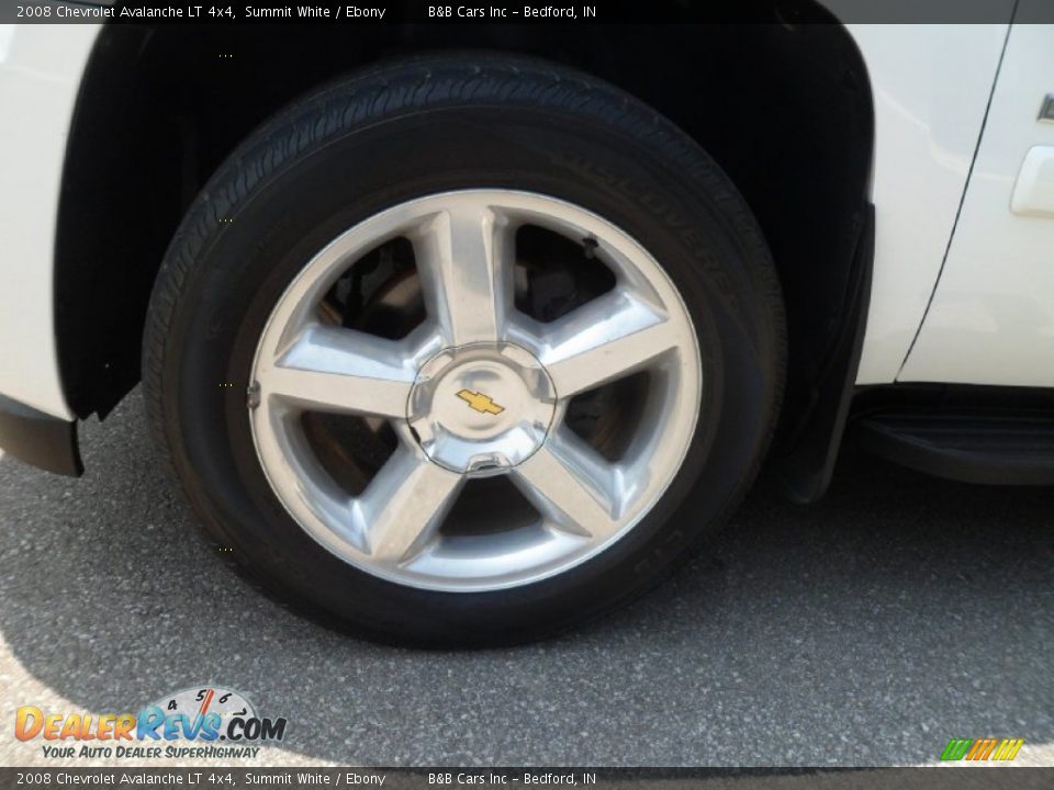 2008 Chevrolet Avalanche LT 4x4 Summit White / Ebony Photo #9