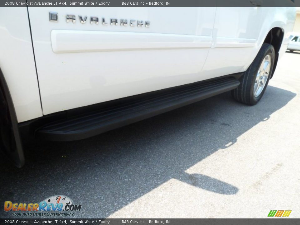 2008 Chevrolet Avalanche LT 4x4 Summit White / Ebony Photo #10