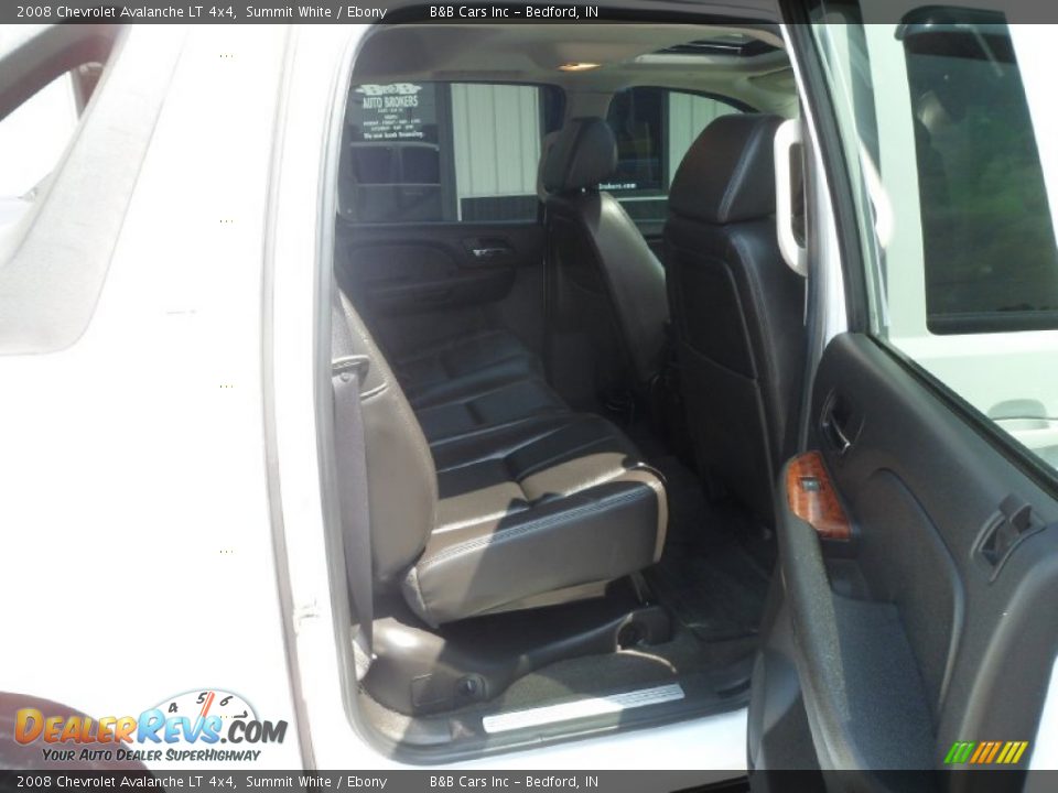 2008 Chevrolet Avalanche LT 4x4 Summit White / Ebony Photo #18