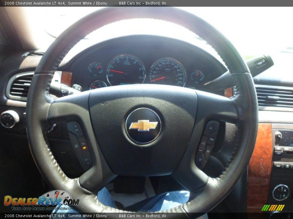 2008 Chevrolet Avalanche LT 4x4 Summit White / Ebony Photo #36