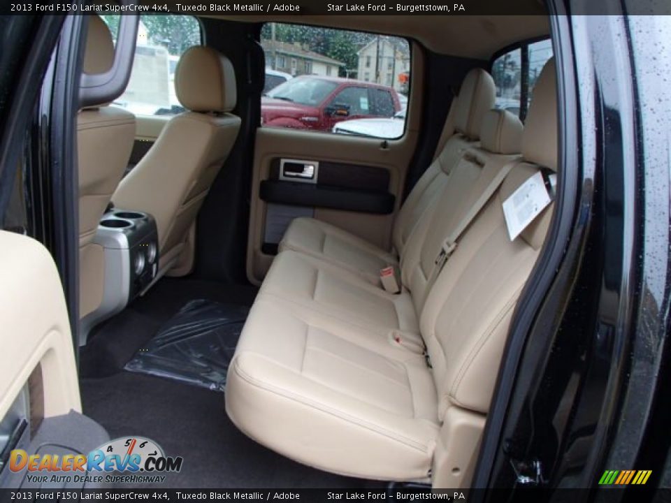 Rear Seat of 2013 Ford F150 Lariat SuperCrew 4x4 Photo #13