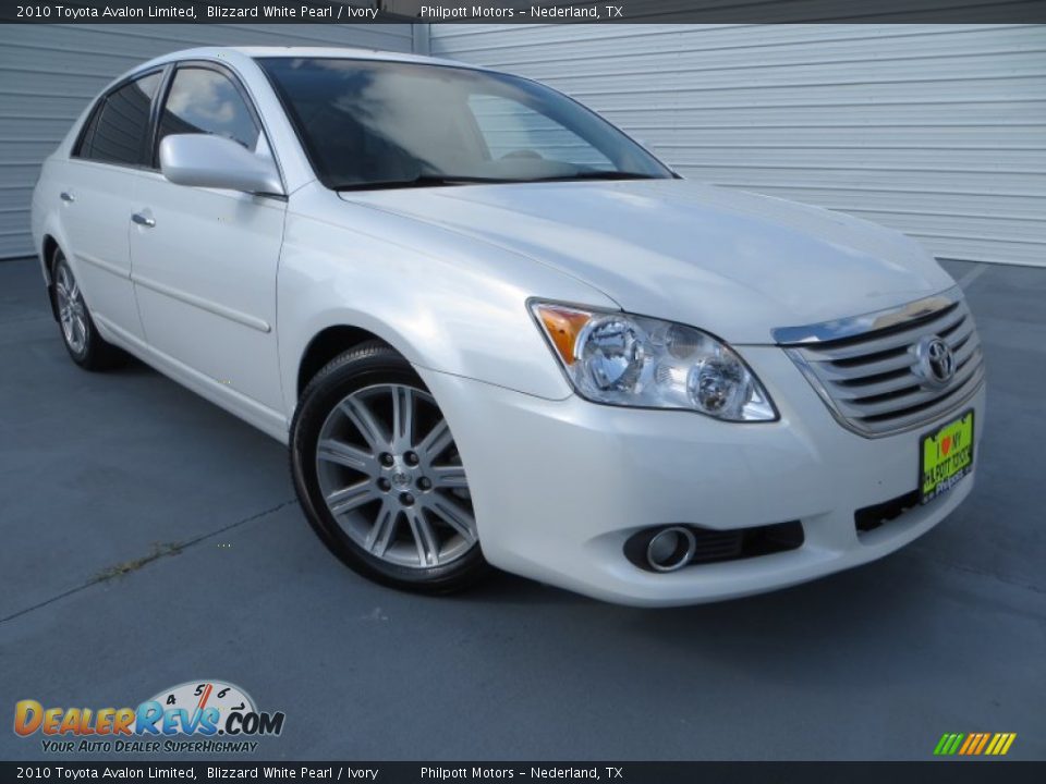 2010 Toyota Avalon Limited Blizzard White Pearl / Ivory Photo #1