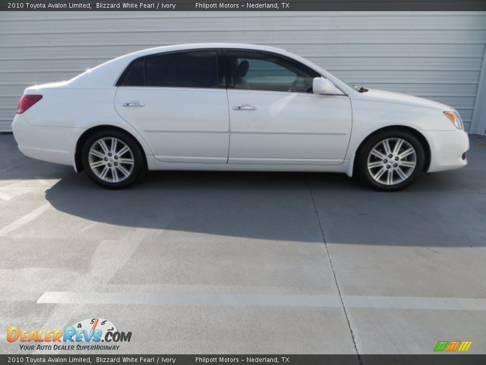2010 Toyota Avalon Limited Blizzard White Pearl / Ivory Photo #3