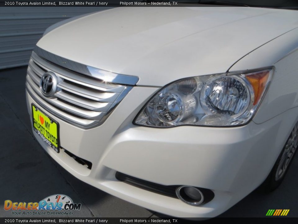 2010 Toyota Avalon Limited Blizzard White Pearl / Ivory Photo #11