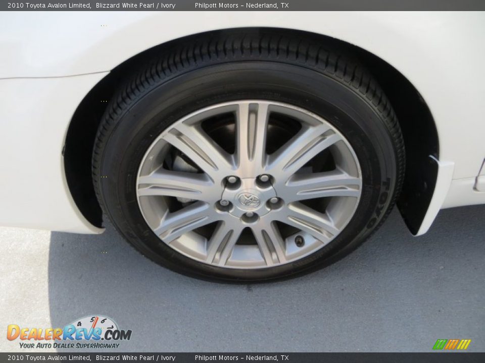 2010 Toyota Avalon Limited Blizzard White Pearl / Ivory Photo #12