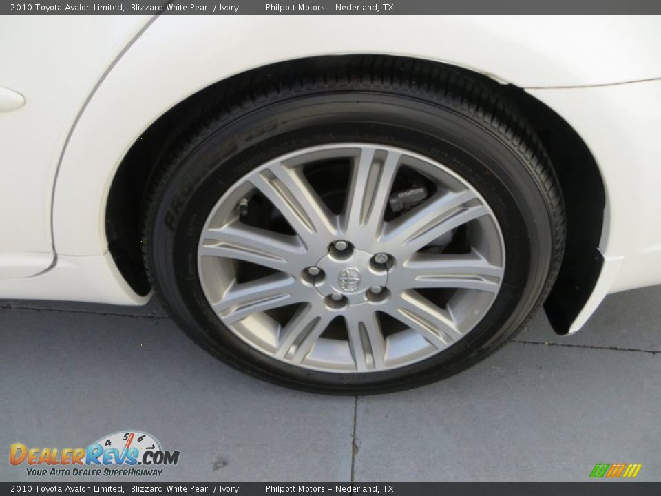 2010 Toyota Avalon Limited Blizzard White Pearl / Ivory Photo #13