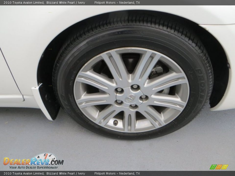 2010 Toyota Avalon Limited Blizzard White Pearl / Ivory Photo #15