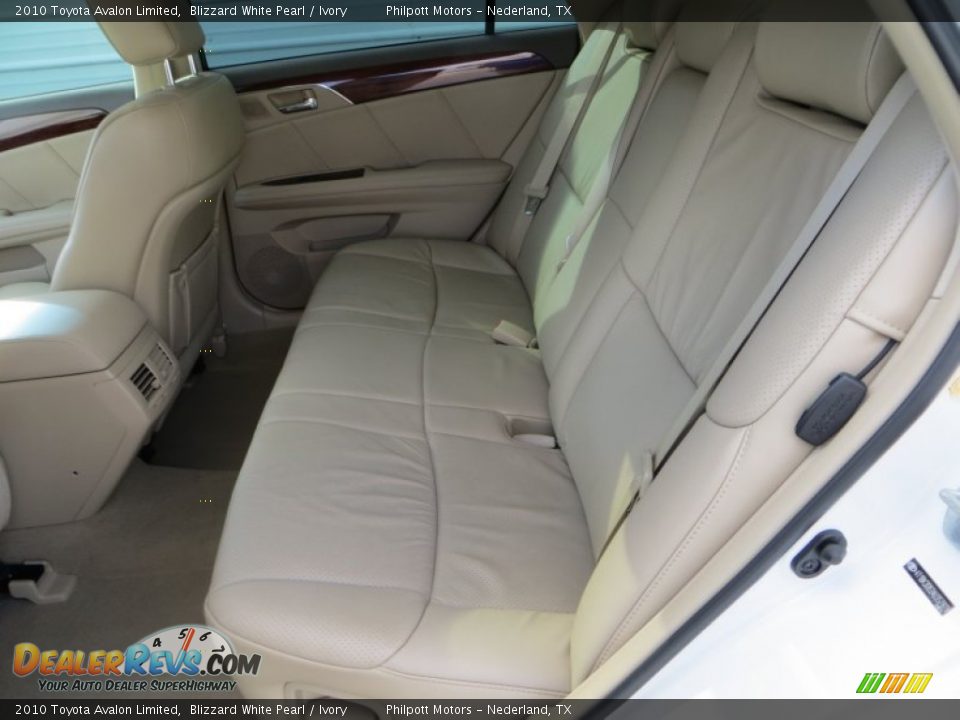 2010 Toyota Avalon Limited Blizzard White Pearl / Ivory Photo #29