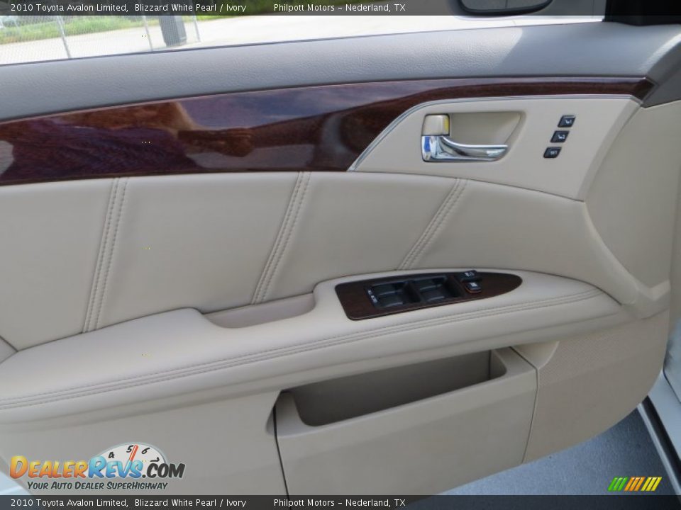 2010 Toyota Avalon Limited Blizzard White Pearl / Ivory Photo #30